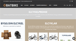 Desktop Screenshot of batbike.se